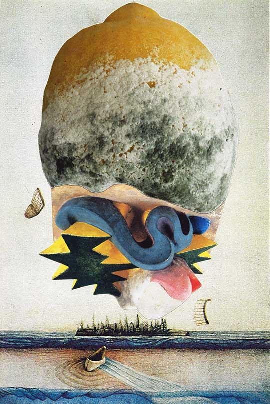 Collage by Provincetown artist Susan Lyman