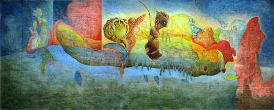Painting by Susan Lyman, Atlantic, 2014