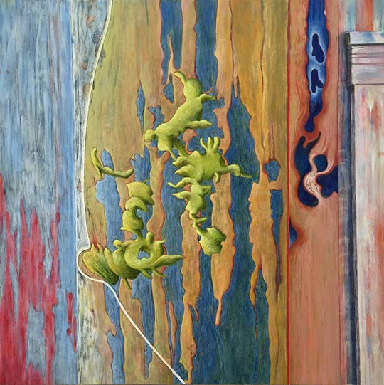 Painting by Susan Lyman, Flats